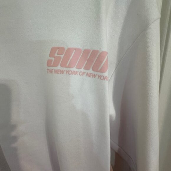 Minimalist SOHO NYC Crewneck - Retro Black & White Photo Collage Sweatshirt Sz M - Picture 2 of 9